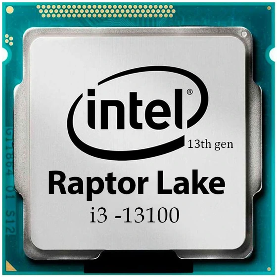پردازنده اینتل سری Raptor Lake مدل Core i3-13100 tray