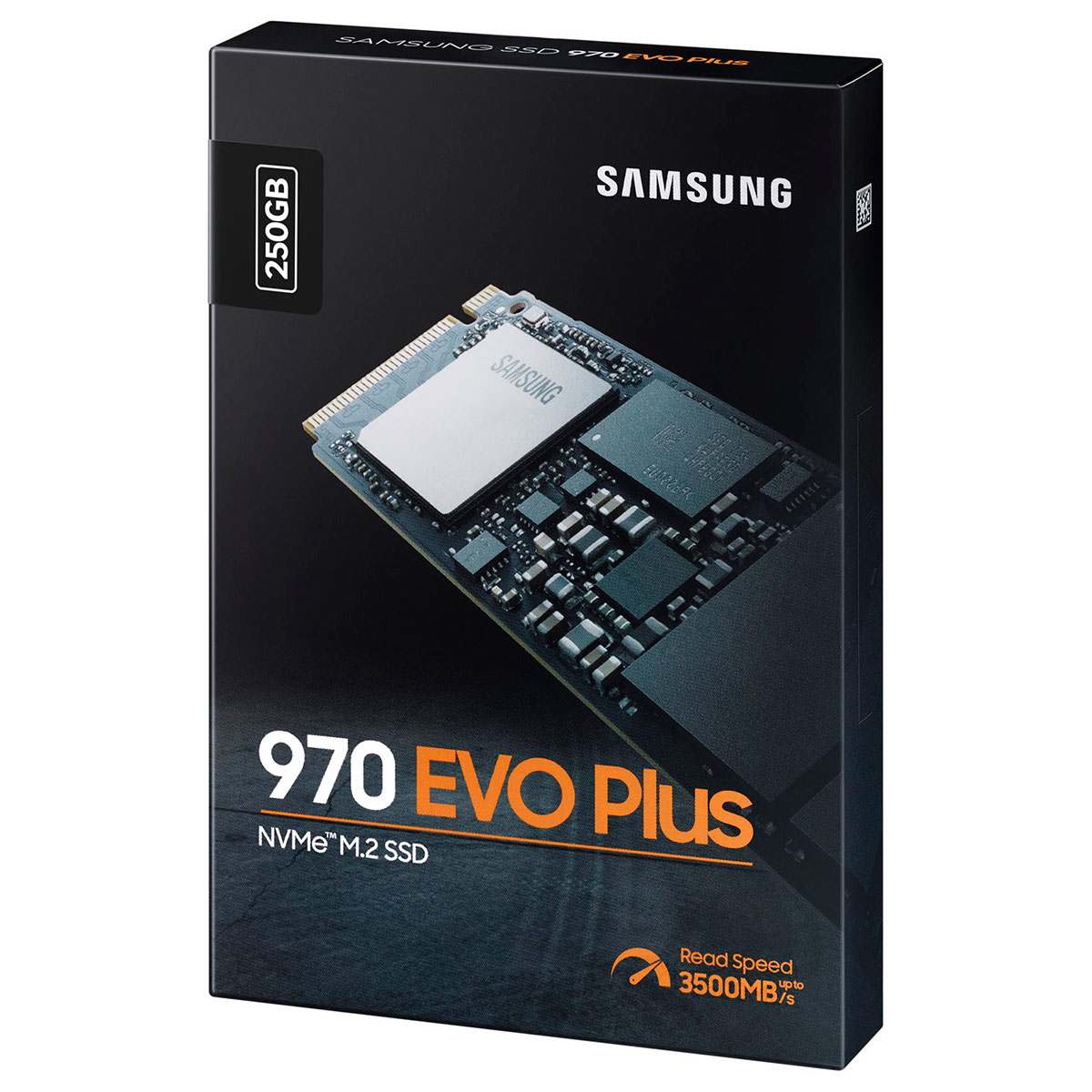 هارد اس اس دی اینترنال سامسونگ مدل 970EVO Plus M.2 2280 NVMe ظرفیت 250 گیگابایت